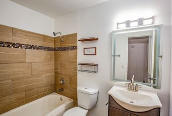 Custom tile showers & new bathroom vanities